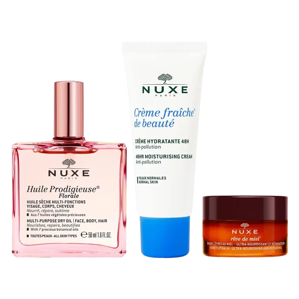 Nuxe The Iconics In Pink 3 Piece Gift Set