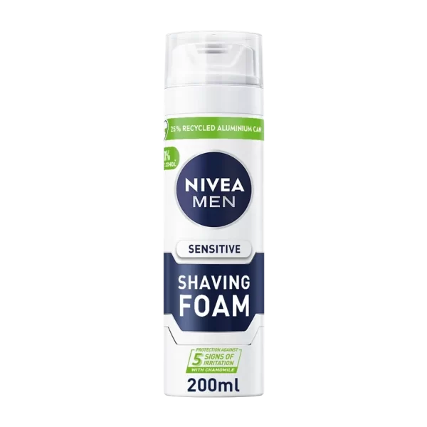 Nivea Men Sensitive 0% Alcohol Shaving Foam