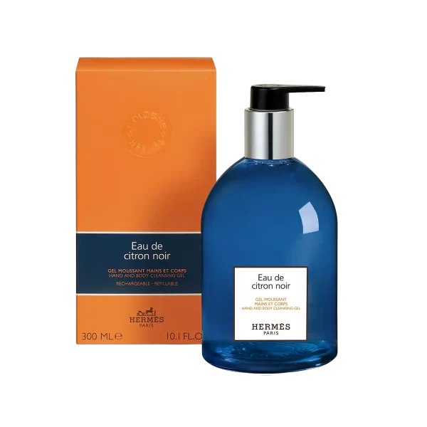 Hermès Eau de Citron Noir Hand & Body Cleansing Gel 300ml With Box
